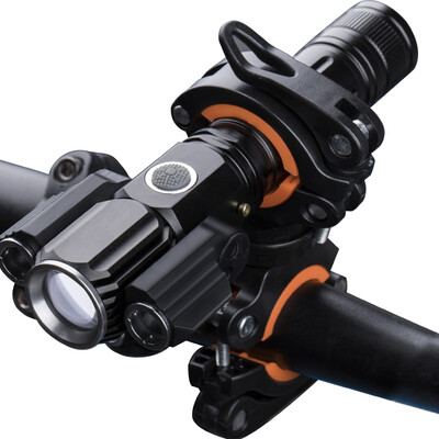 

Yaphtes bicycle light headlights dead fly mountain light flashlight USB charging bicycle light super bright outdoor flashlight night riding set riding equipment accessories light stand