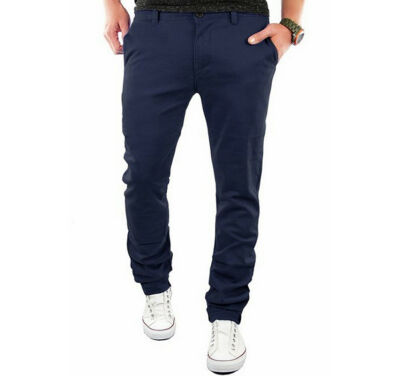 

SUNSIOM Fashion Mens Slim Straight-Leg Trousers Casual Solid Pencil Business Long Pants