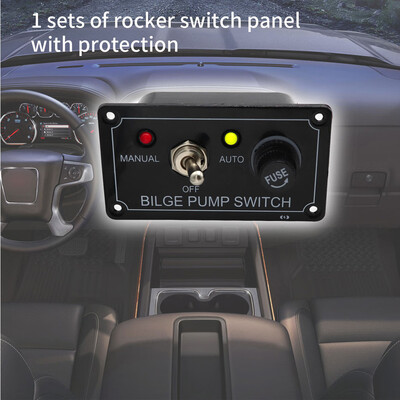 

Tailored Brand New Three-way Toggle switch 12V DC CarRV ship toggle led Switch Panel
