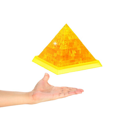 

Tailored 3D Crystal Puzzle Cute Pyramid Model DIY Gadget Blocks Building Toy Gift