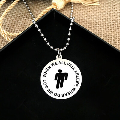 

Stainless Steel Necklace Guitar Picks Pendants Jewelry Accessories for Boys Girls Women