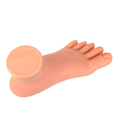 

Practice Foot Mannequin with Nails for Pedicure Training Nail Art Display