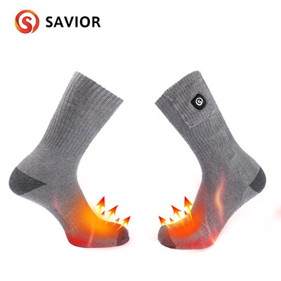 

SAVIOR new snow heating socks warm padded riding ski warm socks