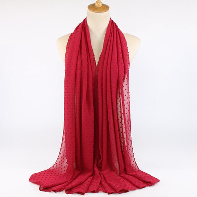 

Women Ladies Plain Chiffon Scarf Hijab Shawls Muslim Headband Wraps Scarves New 18070Cm