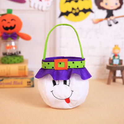 

Toponeto Halloween Kids Doll Candy Sweet Jar Box Children Storage Cans Party House Decor