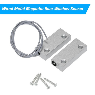 

Wired Metal Magnetic Door Window Sensor Switch Detector for Alarm Access Control System