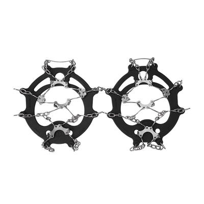 

1 Pair Stainless Steel 8 Teeth Claws Snow Ice Climbing Spikes Grips Crampon