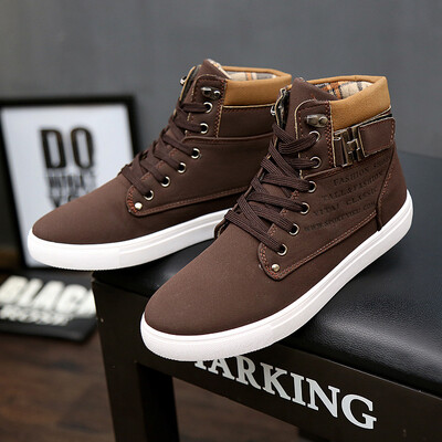 

Mens shoes high-top shoes Retro casual mens fashion Martin boots