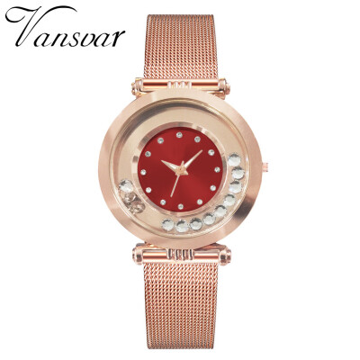 

Unique Women Watches Flow Beads Dial Ladies Analog Quartz Wristwatch High Quality Mesh Belt Strap Clock Gift Zegarki Damskie50