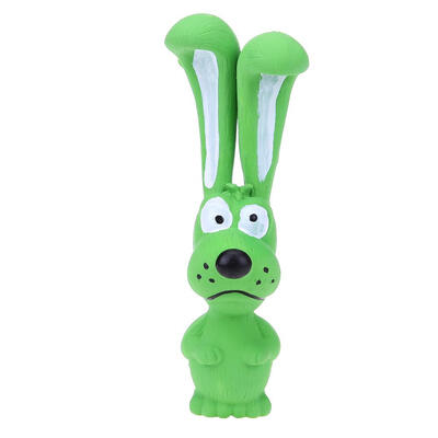 

Cute Rabbit Latex Puppy Chew Grab Squeeze Sounding Pet Bite Resistant Toy