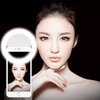 

USB ChargingLED Light Up Selfie Luminous Phone Ring For iPhone for Android