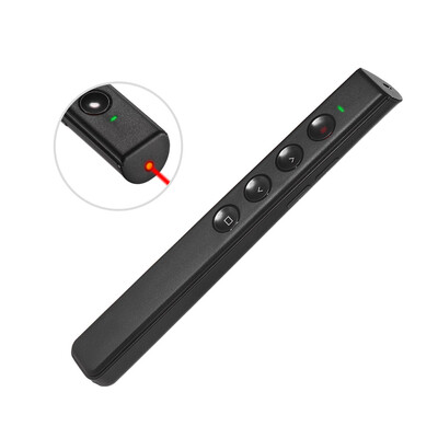 

Digital Presenter Rechargeable PowerPoint PPT Clicker Flip Pen Professional Presentation 24GHz Wireless Remote Control Pen Red Li