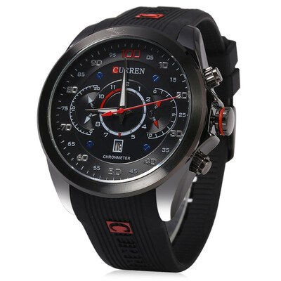 

Curren 8166 Male Quartz Watch Causal Water Resistant Wristwatch
