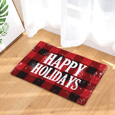 

〖Follure〗Christmas Home Non Slip Door Floor Mats Hall Rugs Kitchen Bathroom Carpet Decor