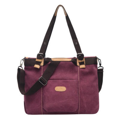 

Women Shoulder Messenger Bag Large Capacity Casual Crossbody Canvas Handbag