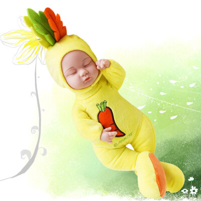 

Tailored Fruits Simulation Sleep Cute Baby Comforting Baby Rubber Doll Toy