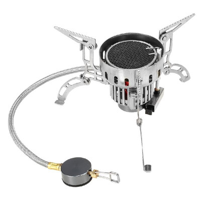 

Outdoor Infrared Camping Stove Ultralight Portable Furnace Collapsible Windproof Gas Stove Mini Burner for Cookout Picnic Hiking B