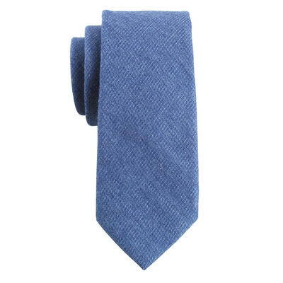 

Fashion Men Slim Cotton Business Bow Tie Solid Color Neckties Casual Decor