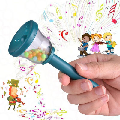 

Eco-Friendly Plastic Bell Handbell Musical Toy for Baby Toddlers Kids Children