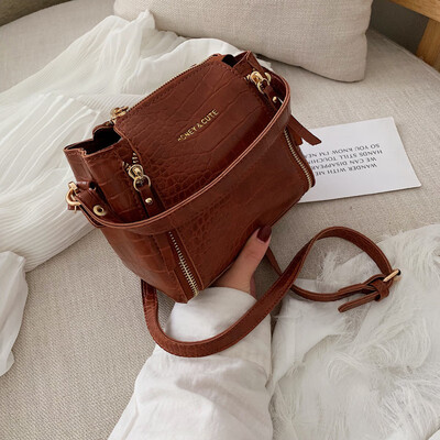 

2019 Alligator Pattern Crossbody Bags for Womens Bags Handbags Tote Bags for Women Zipper Single Shoulder Bags Female Bolsa