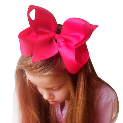 

〖Follure〗Big Hair Bow Boutique Grosgrain Ribbon Hairpins Hairpins Headwear For Women Girl