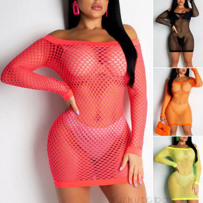 

Sexy Women Bikini Cover Up Hallow Crochet Beachwear Dress Summer Bathing Suit