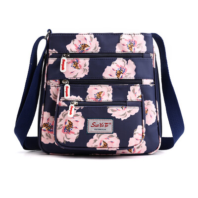 

Business Bag Printing Slant Bag Nylon Oxford Cloth Middle-aged Mother Bag Canvas Bag Girl Receiving Wallet