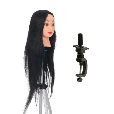 

24 Mannequin Head with Head Stand for Braiding Training Practice Manikin Head for Hairdresser Cosmetology Dummy Head Made from H