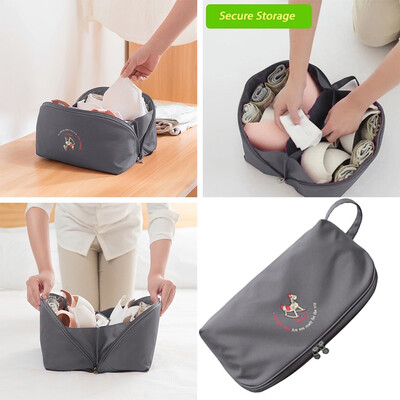 

Gobestart Women Waterproof Travel Storage Bag Underwear Bra Sorting Organizer Bags
