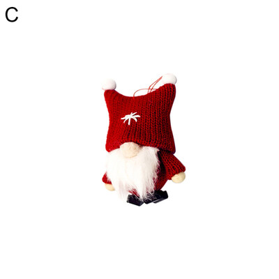 

Christmas Faceless Gnome Santa Xmas Tree Hanging Ornament Doll Holiday Decor