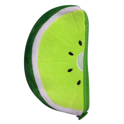 

Toponeto Lovely Watermelon Coin Bag Purse Wallet Pencil Case Plush Large Pen Bag For Kids