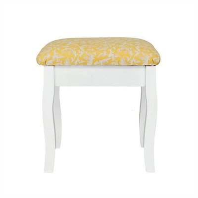 

Vanity Stool Makeup Bench Dressing Stools Thick Padded Bedroom Black