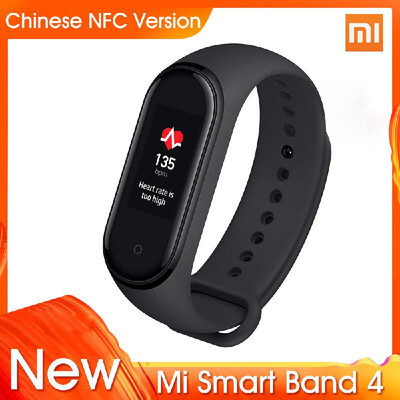 

2019 Xiaomi Mi Band 4 NFC Version Newest Music Smart Bracelet Heart Rate Fitness Tracker 095 Color AMOLED Screen BT 50 135mAh W