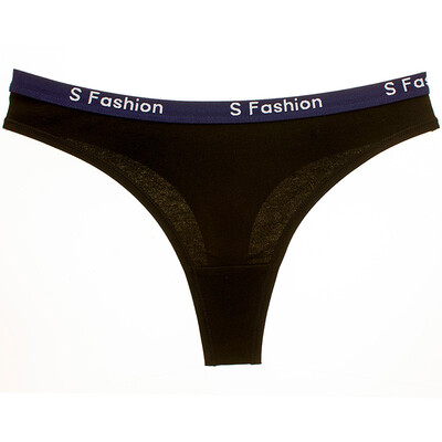 

Womens Cotton Fashion Letter Thongs G-String Sexy Mini Briefs Panties Underwear