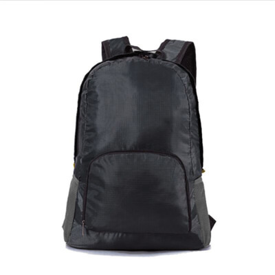 

2018 New Style Fashion Fold Zipper Mens Boys Girl Canvas Backpack Rucksack School Travel Solid Bag