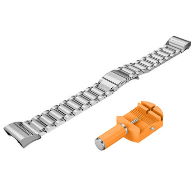 

〖Follure〗Stainless Steel Replacement Metal Wristband Watch Band For Fitbit Charge 2 BK