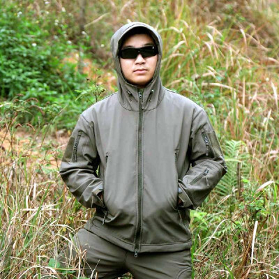 

Combat Outdoors Jacket Men Sport Water-resistant Hunting Clothes Windproof Jacket for Autumn & Winter