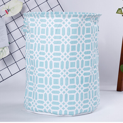 

Toponeto Cotton Linen Waterproof PE Coating Storage Basket Sundries Storage Box