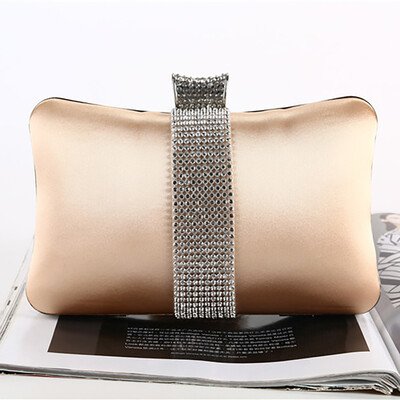 

Tailored Womens Evening Handbag Diamond Pillow Shaped clutchbag Shoulder Cross Bag