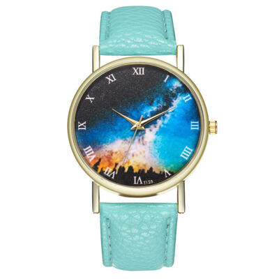 

2018 luxury Woman Men Fashion Leather Band Quartz watch Analog Temperament Fashionable Business Simple wristwatches for ladiesD