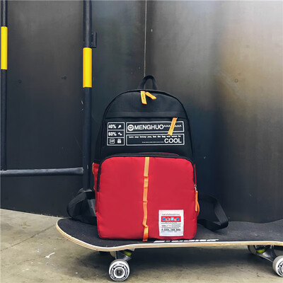 

Bag male Korean version ulzzang Japanese original Japanese trend couple backpack ingress university high school students leisure s