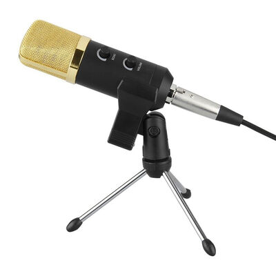 

USB Audio Voice Recorder Condenser Microphone Radio Broadcast Song Recording 35mm Port MIC