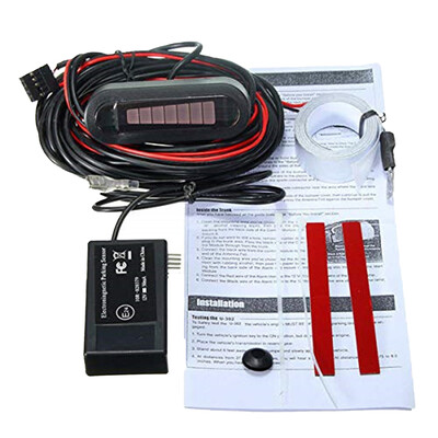 

Auto LED Electromagnetic Car Parking Sensor Reversing Reverse Backup Sensor System Alarm Car Accessory Set