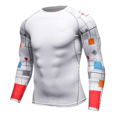 

Toponeto Fashion Mens Long Sleeve Yoga Fitness Print Soft T-Shirt Top Blouse