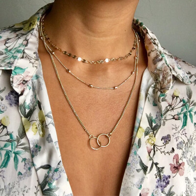 

Europe&the United States new bohemian shell necklace necklace turquoise stone shell pendant statement necklace