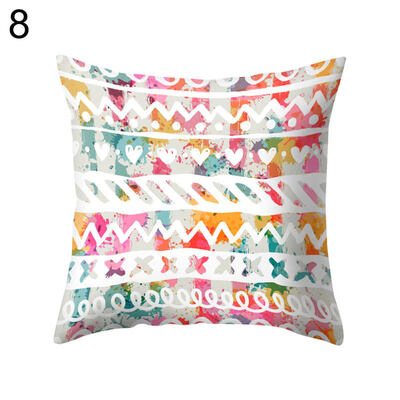 

Rhombus Geometric Throw Pillow Protector Case Cushion Cover Sofa Bedding Article