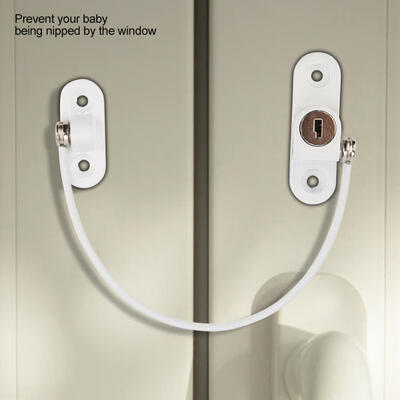 

Greensen Long Durable Sturdy Safety Lock with Key Keep Baby Safe for Window
