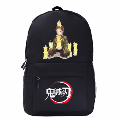 

Demon Slayer Kimetsu no Yaiba School Bag Anime Large Capacity Backpack for Travel Hiking Outdoor Camping Daily Use