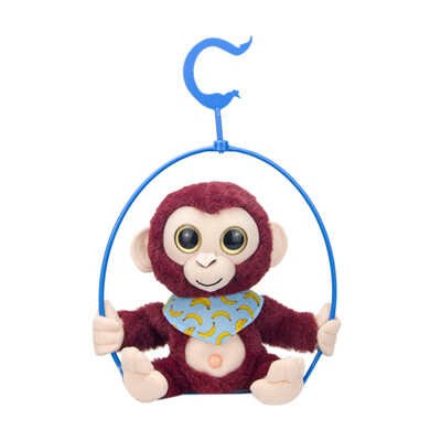 

Siaonvr Cute Mimicry Pet Talking Monkey Repeats What You Say Electronic Plush Toy