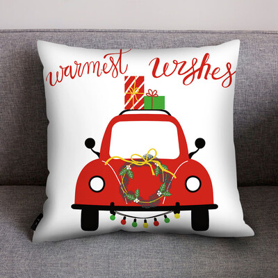 

〖Follure〗Print Pillow Case Polyester Sofa Car Cushion Cover Home Decor
